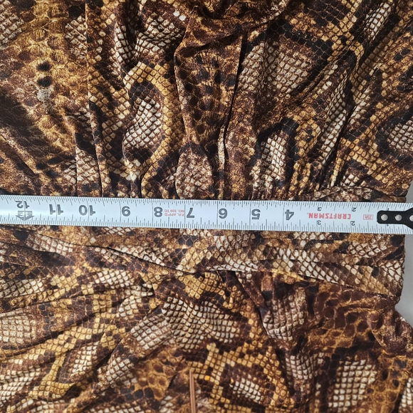 Altuzarra Snake Pattern Long Sleeve Dress Size 8 - Picture 9 of 10